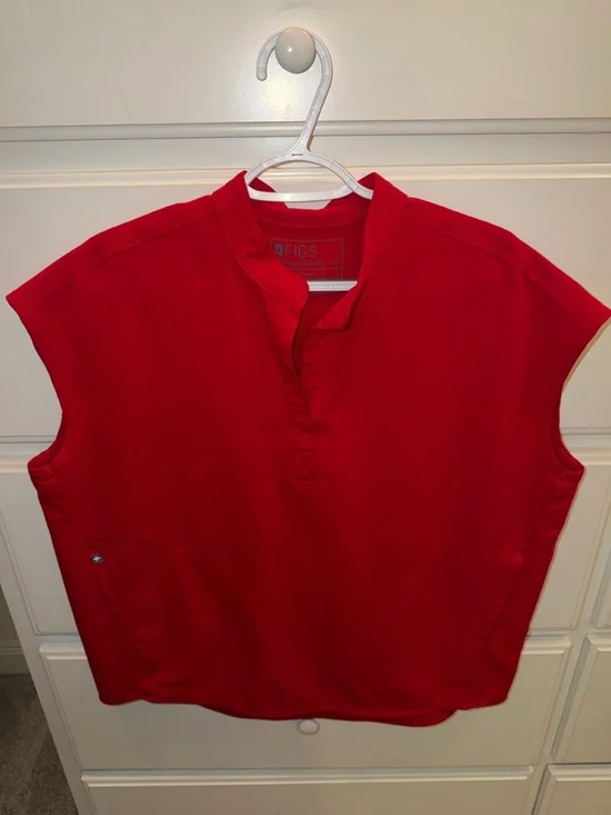 Figs rafaela scrub set - winning red - Picture 1 of 5